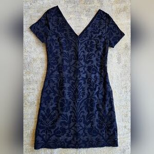 Elegant Navy Blue Dress